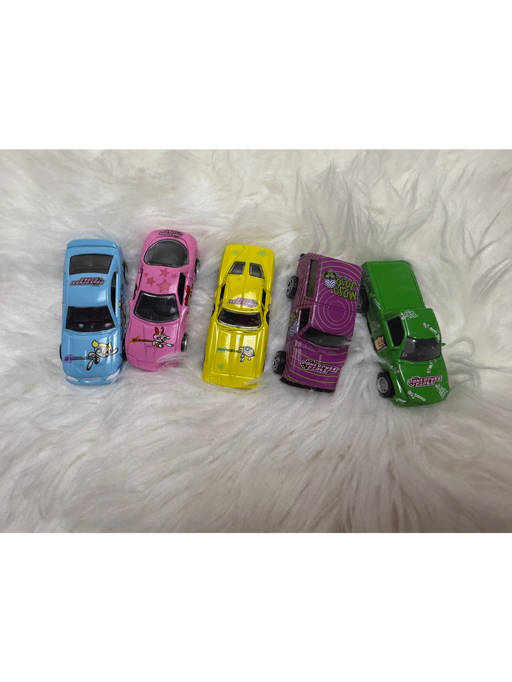 Racing Champions Die Cast The Powerpuff Girls Cartoon Network Car Set 2000